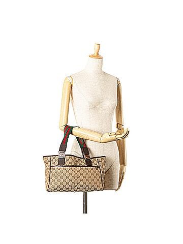 Gucci GG Canvas Web Pop Tote (view 2)