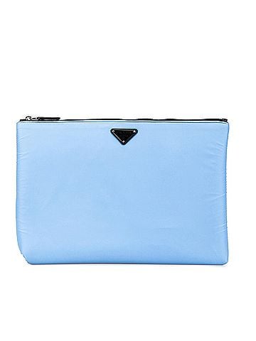 Prada Tessuto Padded Zip Clutch (view 1)