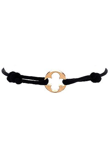 Louis Vuitton Empreinte Bracelet Silk Cord with 18K Rose Gold (view 1)