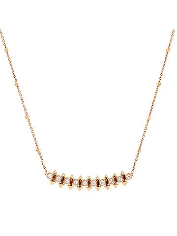 Cartier Clash de Cartier Pendant Necklace 18K Rose Gold with Diamonds (view 1)