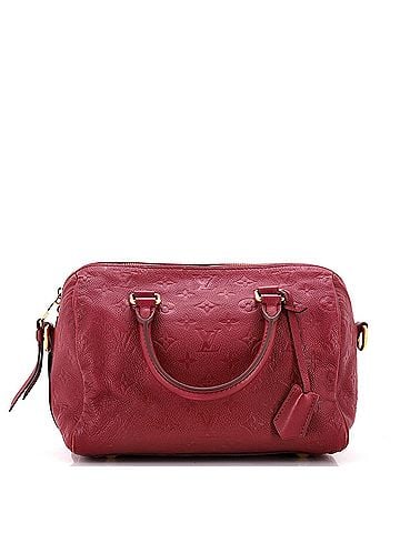 Louis Vuitton Speedy Bandouliere Bag Monogram Empreinte Leather 25 (view 1)