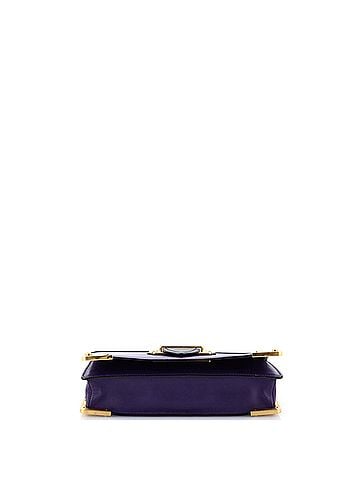 Prada Cahier Chain Clutch City Calf and Saffiano (view 2)