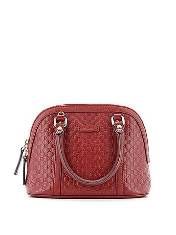 Gucci Convertible Dome Satchel Microguccissima Leather Mini (view 1)