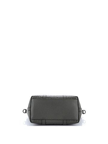 Christian Dior Weekender Convertible Tote Maxi Oblique Embossed Leather 25 (view 2)