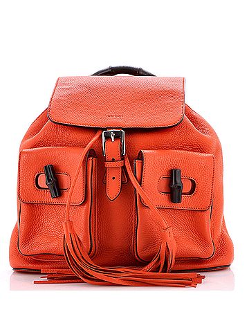 Gucci Bamboo Tassel Backpack Leather Medium (view 1)