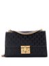 Gucci 100% Leather Black Padlock Shoulder Bag Guccissima Leather Medium One size - photo 1