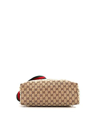 Gucci Front Pocket Web Messenger GG Canvas Medium (view 2)