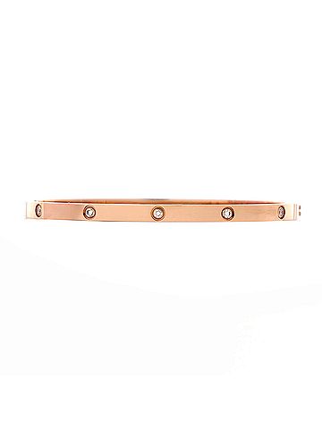 Cartier Love 10 Diamond Bracelet 18K Rose Gold with Diamonds Small (view 1)