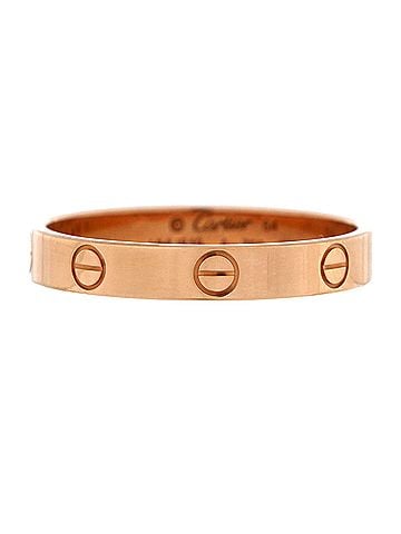 Cartier Love Wedding Band Ring 18K Rose Gold (view 1)