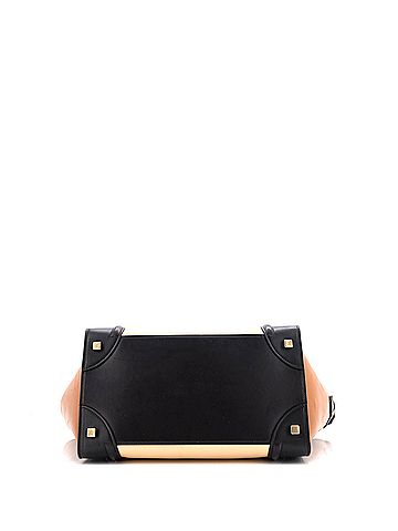 Céline Tricolor Luggage Bag Leather Mini (view 2)
