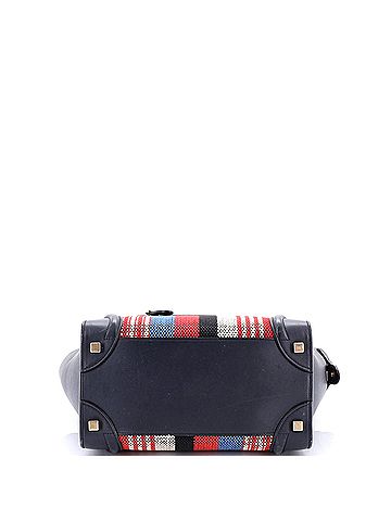 Céline Luggage Bag Canvas and Leather Micro (view 2)