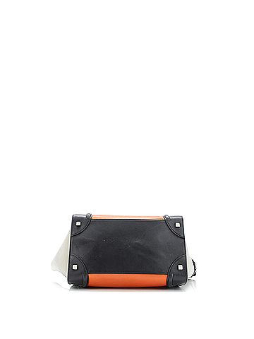 Céline Tricolor Luggage Bag Leather Mini (view 2)