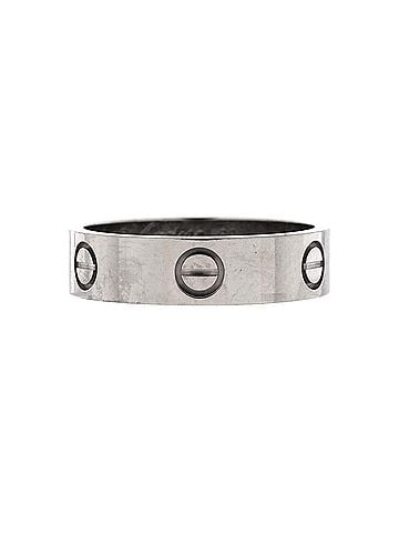 Cartier Love Band Ring 18K White Gold (view 1)