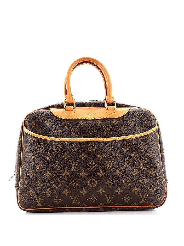 Louis Vuitton 100% Coatead Canvas Brown Deauville Handbag Monogram Canvas One size - photo 1