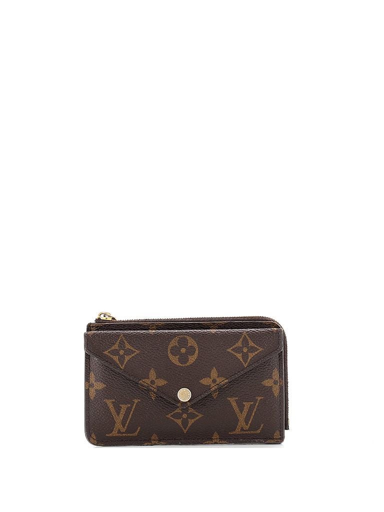 Louis Vuitton 100% Coatead Canvas Brown Recto Verso Card Holder Monogram Canvas One size - photo 1