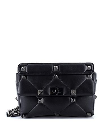 Valentino Garavani Roman Stud Flap Bag Quilted Leather Large (view 1)