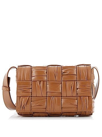 Bottega Veneta Cassette Crossbody Bag Maxi Intrecciato Plisse Leather (view 1)
