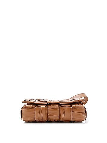 Bottega Veneta Cassette Crossbody Bag Maxi Intrecciato Plisse Leather (view 2)