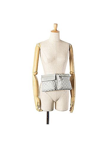 Gucci GG Canvas Web Double Pocket Belt Bag (view 2)