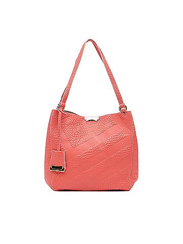 Burberry Small Embossed Grain Check Canterbury Tote (view 1)