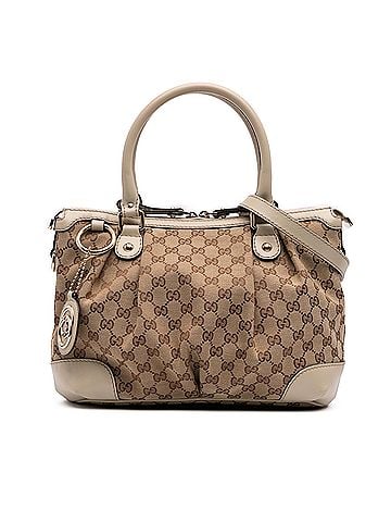 Gucci GG Canvas Sukey Satchel (view 1)