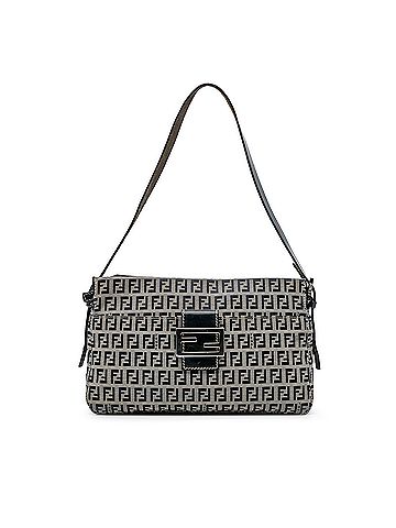 Fendi Zucchino Canvas Shoulder Bag (view 1)