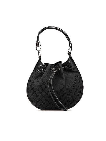 Gucci GG Canvas Drawstring Hobo (view 1)