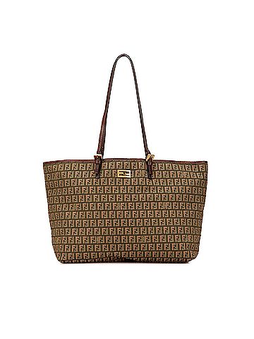 Fendi Large Zucchino Canvas Tote (view 1)