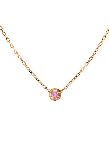 Cartier Cartier D'Amour Pendant Necklace 18K Rose Gold with Pink Sapphire Small (view 1)