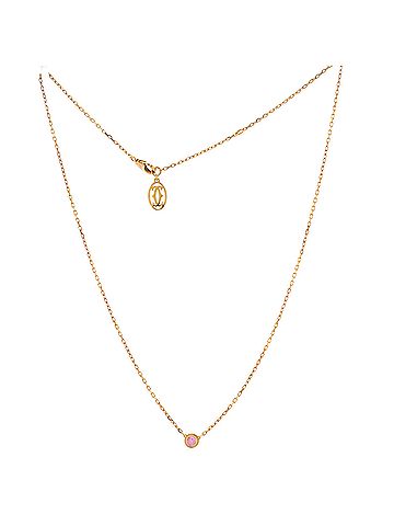 Cartier Cartier D'Amour Pendant Necklace 18K Rose Gold with Pink Sapphire Small (view 2)