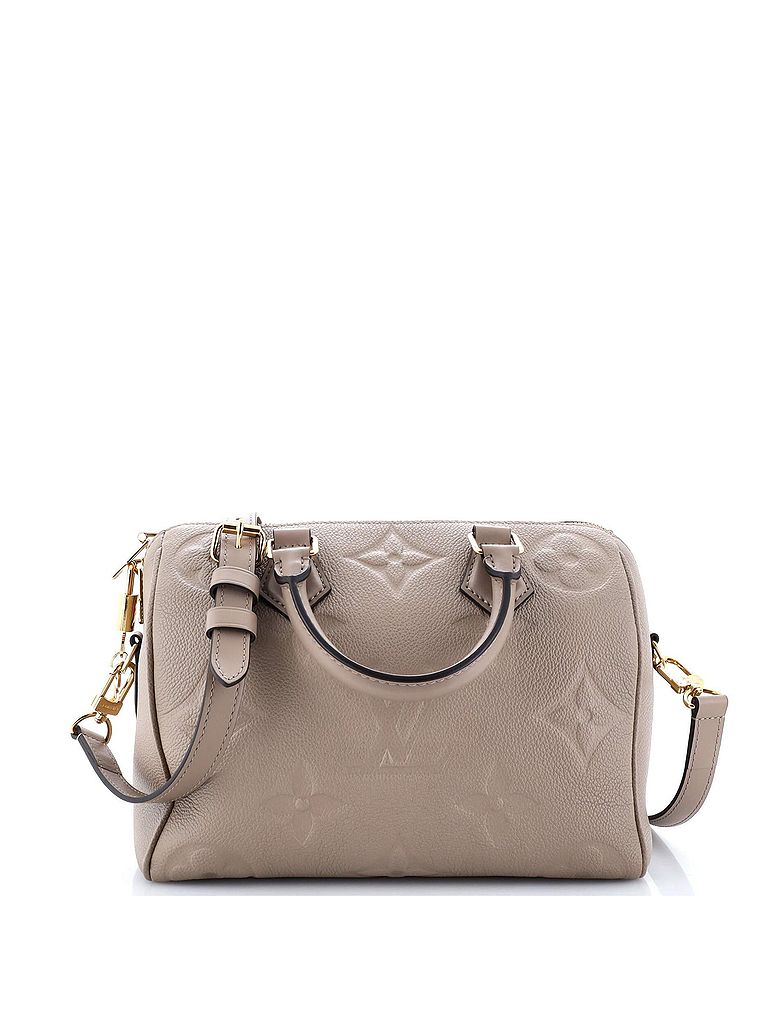 Louis Vuitton 100% Leather Tan Speedy Bandouliere Bag Monogram Empreinte Giant 25 One size - photo 1