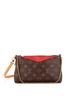 Louis Vuitton 100% Coatead Canvas Brown Red Pallas Clutch Monogram Canvas One size - photo 1
