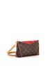 Louis Vuitton 100% Coatead Canvas Brown Red Pallas Clutch Monogram Canvas One size - photo 3