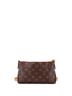 Louis Vuitton 100% Coatead Canvas Brown Red Pallas Clutch Monogram Canvas One size - photo 4
