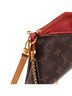 Louis Vuitton 100% Coatead Canvas Brown Red Pallas Clutch Monogram Canvas One size - photo 6