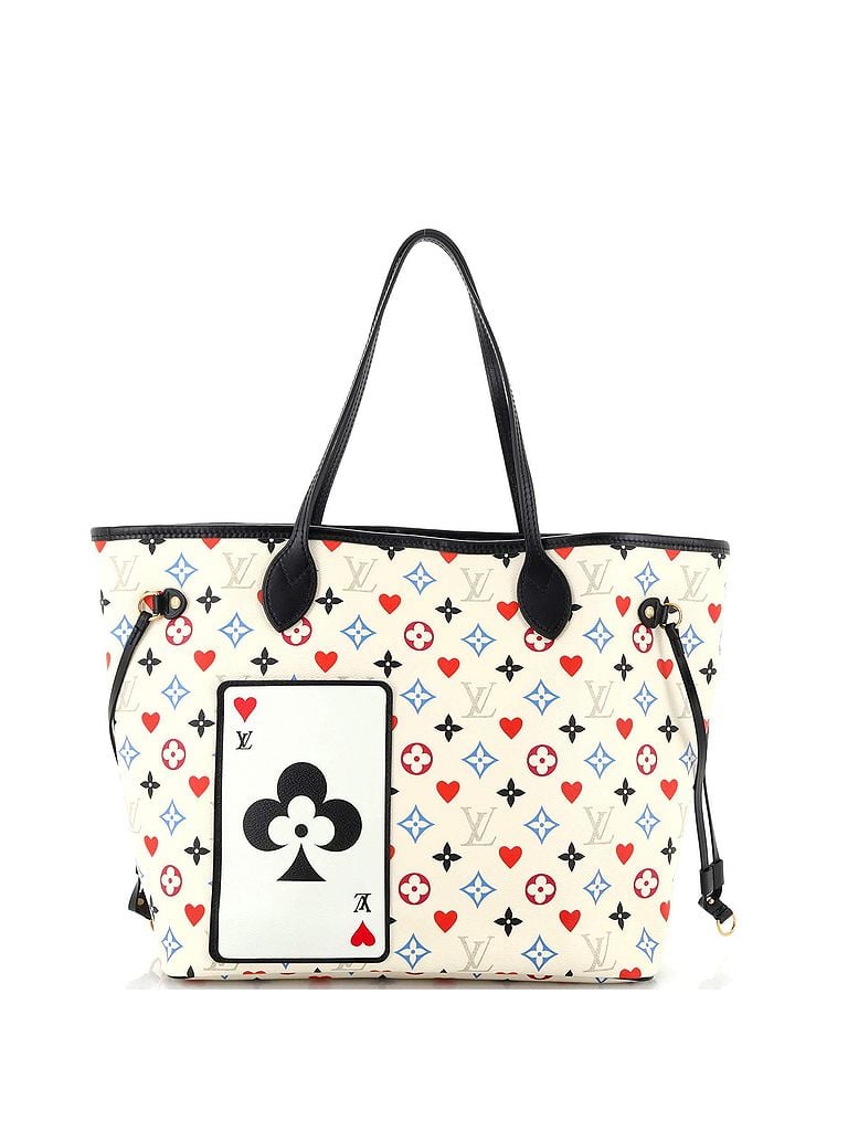 Louis Vuitton 100% Coatead Canvas White Multi Color Neverfull NM Tote Limited Edition Game On Multicolor Monogram MM One size - photo 1