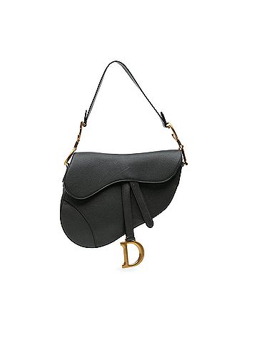 Dior Leather Saddle Bag (view 1)