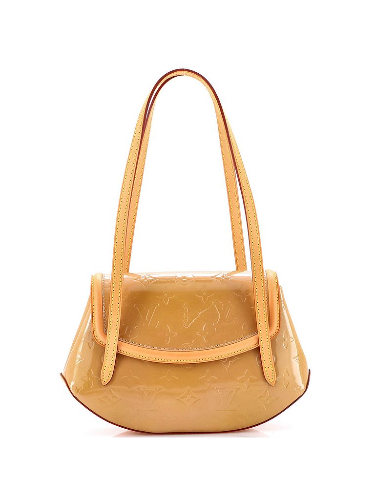 Louis Vuitton Tan Biscayne Bay Handbag Monogram Vernis PM One size - photo 1
