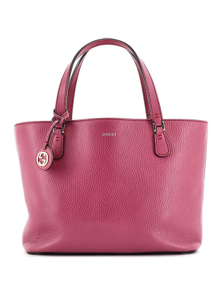 Gucci 100% Leather Purple Lady Dollar Shopping Tote Leather Small One size - photo 1