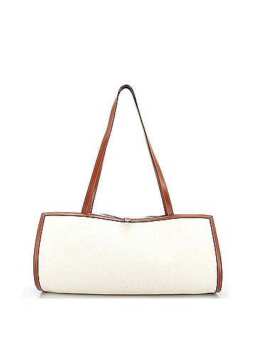 Céline St. Tropez Towel Carrier Tote Bag Canvas with Leather (view 2)