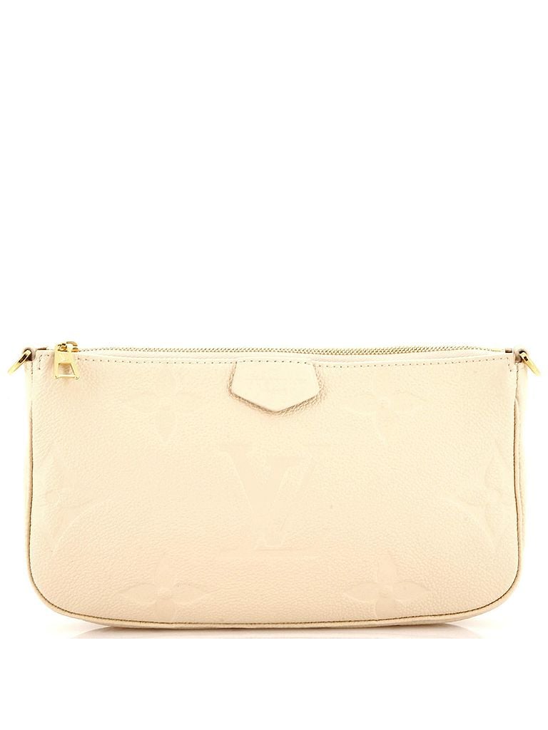 Louis Vuitton 100% Leather Tan Multi Pochette Accessoires Pouch Monogram Empreinte Giant Large One size - photo 1