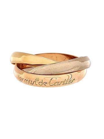 Cartier Les Must de Cartier Trinity Ring 18K Tricolor Gold (view 1)