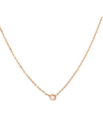 Cartier Cartier D'Amour Pendant Necklace 18K Rose Gold with Diamond XS (view 1)