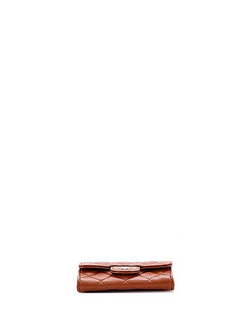 Chanel Classic Flap Card Case Quilted Caviar (view 2)