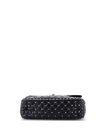 Valentino Garavani Rockstud Spike Flap Bag Quilted Leather Large (view 2)