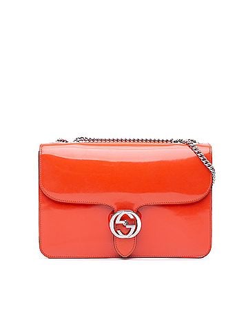 Gucci Medium Patent Dollar Interlocking G Crossbody (view 1)