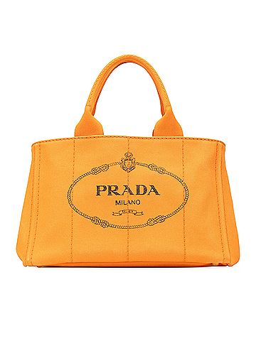 Prada Canvas Canapa Logo Satchel (view 1)