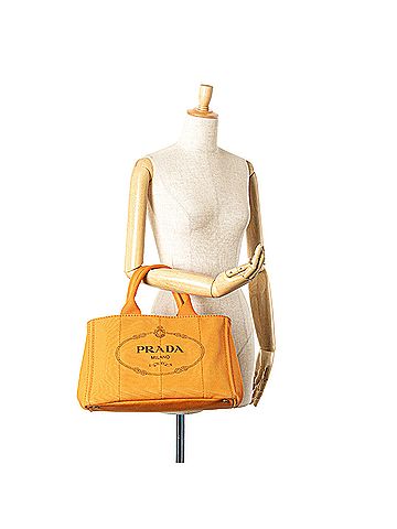 Prada Canvas Canapa Logo Satchel (view 2)