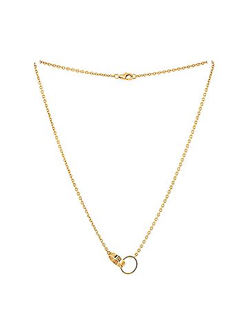 Cartier Love Interlocking Necklace 18K Yellow Gold (view 2)
