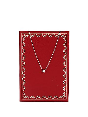 Cartier C de Cartier Necklace 18K White Gold and Diamond 0.23CT (view 2)